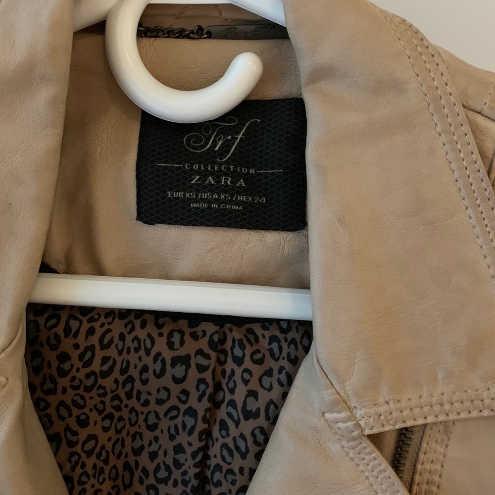 Faux leather jacket